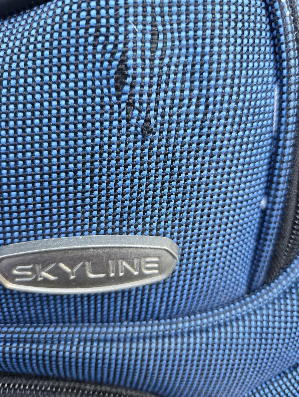 Blue Rolling Carry-On Suitcase - Men's Travel Bag